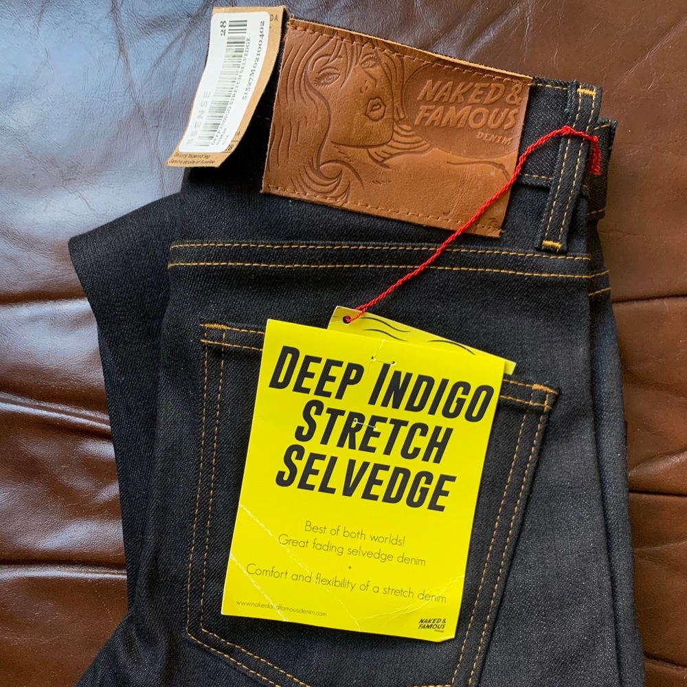 Naked & Famous - Deep Indigo Stretch Selvedge